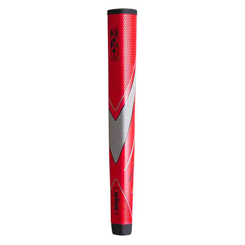 Winn Excel 2020 VSN JumboLite Pistol Putter Grip - Red/Grey